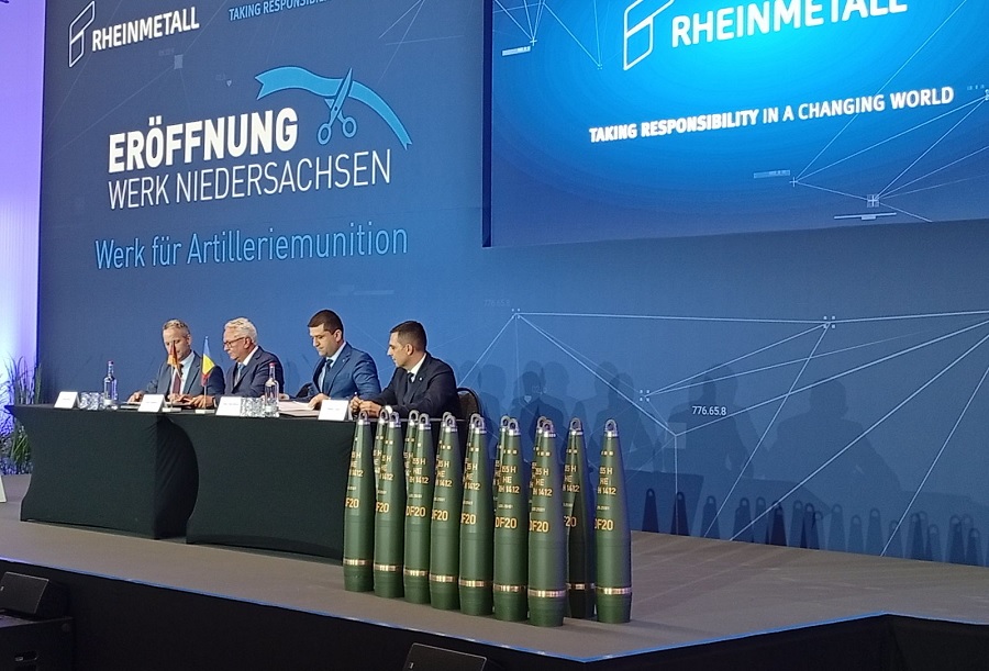 Opening of the 155mm shell production plant in Unterlüß
