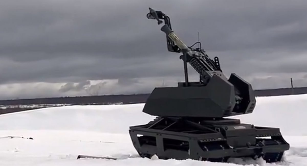The Bagulnik-82 robotic 82mm mortar system