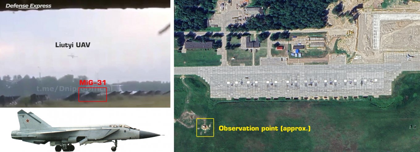 Defense Express / At Least One MiG-31K Damaged in Ukraine's Attack on Savasleyka Air Base (Video)