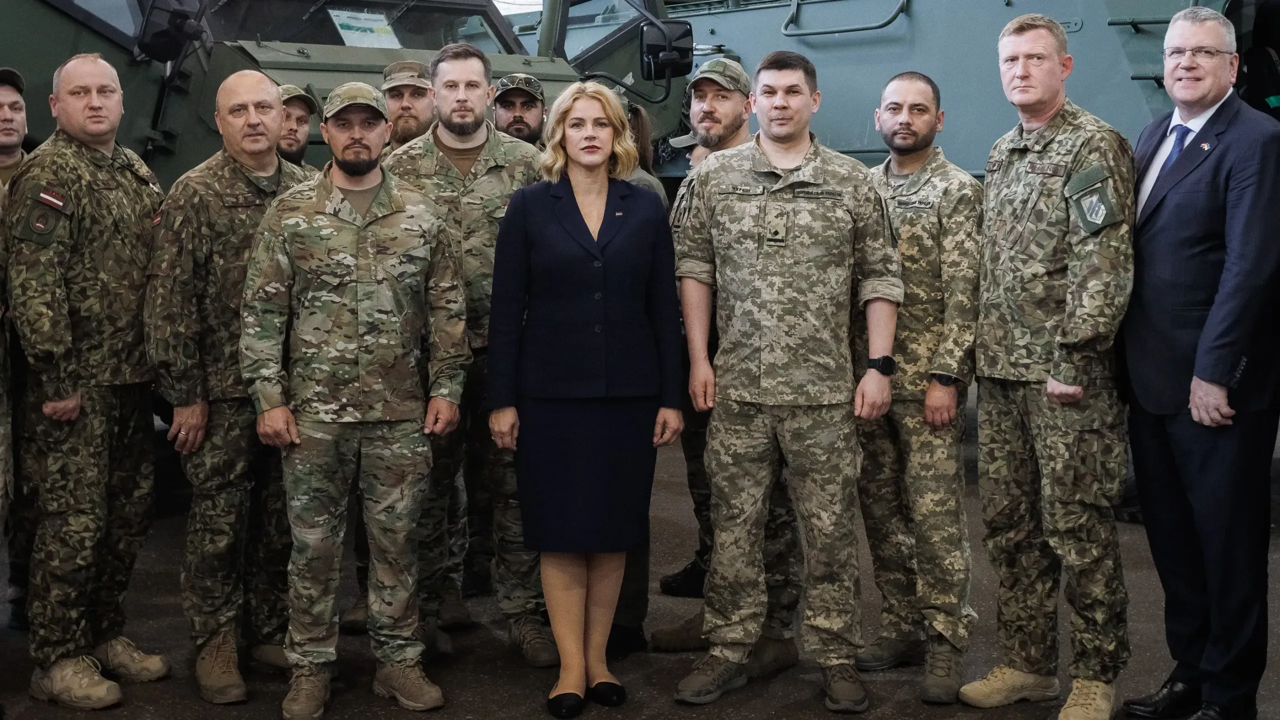 Latvian visit to Ukraine Defense Express Latvian Armor Rolls In: Ukraine Gets the Patria Vehicles for Assault Units