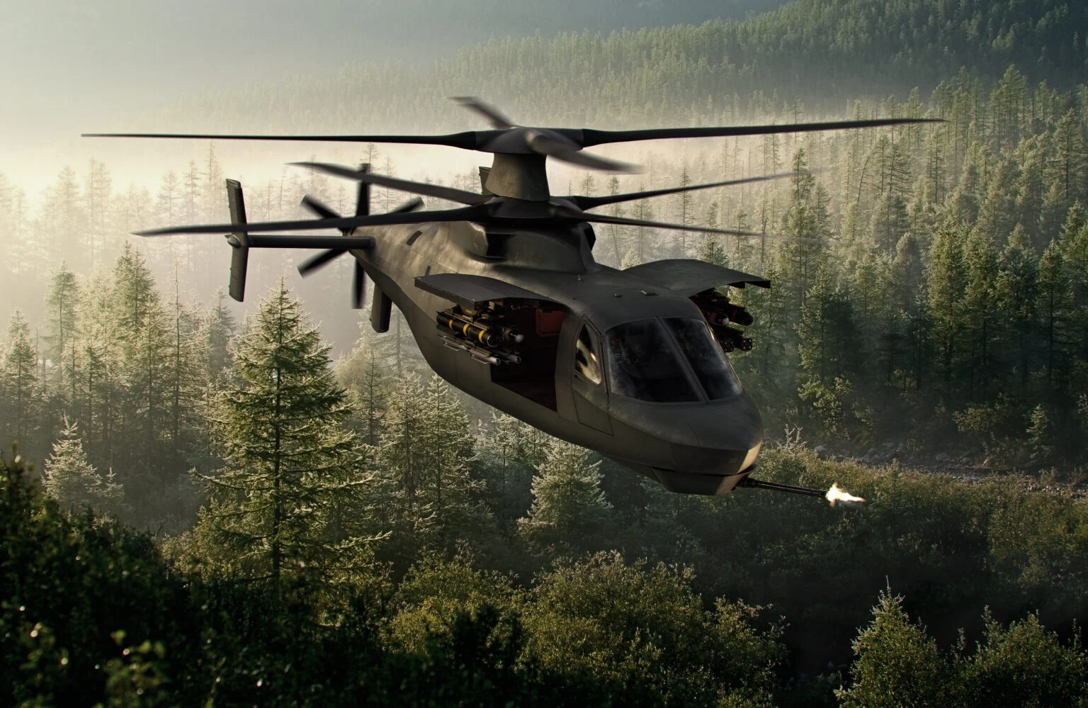 Image of the Raider-X, one of Sikorsky's FARA candidates, New Engine for Black Hawk, Apache and future FARA Helicopters Delayed Again, Defense Express