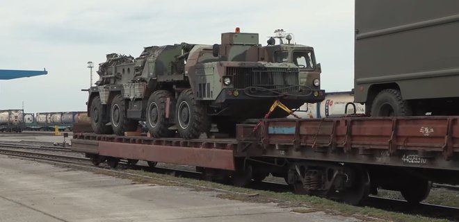 Delivery by rail of the Slovak S-300 system’s vehicles to Ukraine, spring 2022, Ukraine Has Already Received 500 Trains with Weapons and Ammunition Sent by the USA, Western Countries, Defense Express