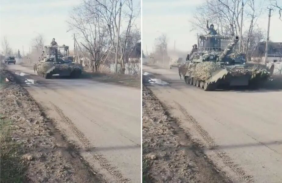 russian T-90UE-1 in an unidentified location, presumably in Ukraine / Defense Express / Rare russian T-80UE-1 in Spotlight as it Shows Up in Ukraine, Only Battalion of Such Tanks Existed