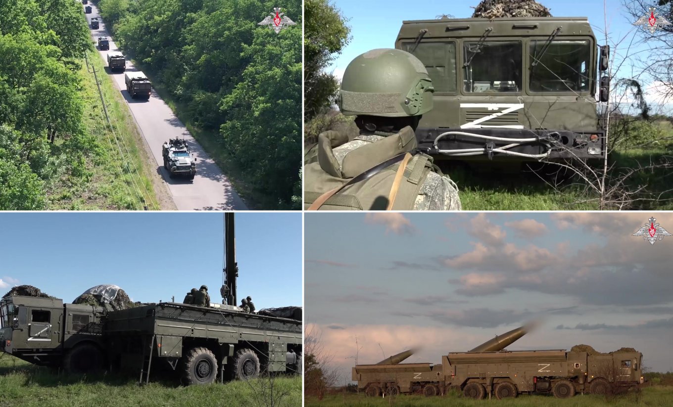 Screenshot of the video from the russian defense ministry / Defense Express / What russia (Never) Showed During the Recent Drills with Tactical Nukes