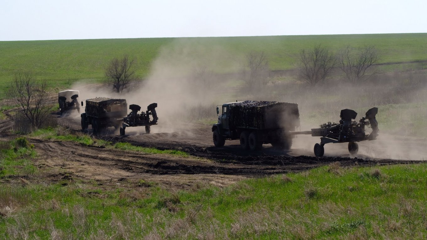 Some of the previously provided 90 M777s have already reached Ukrainian frontlines and help fight back the russian occupier