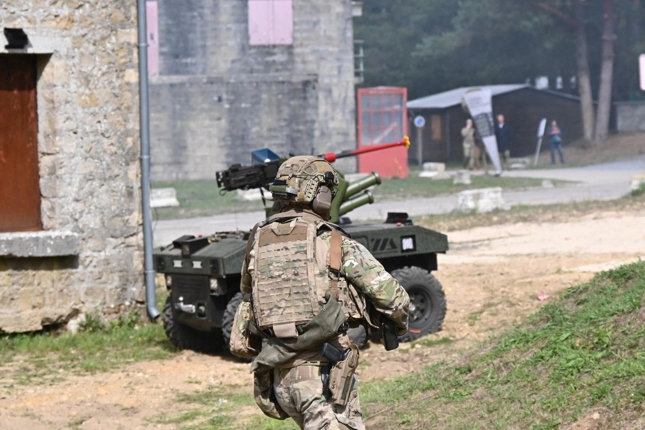 Polish Goblin UGV, September 2026 / Photo credit: Belgian Armed Forces