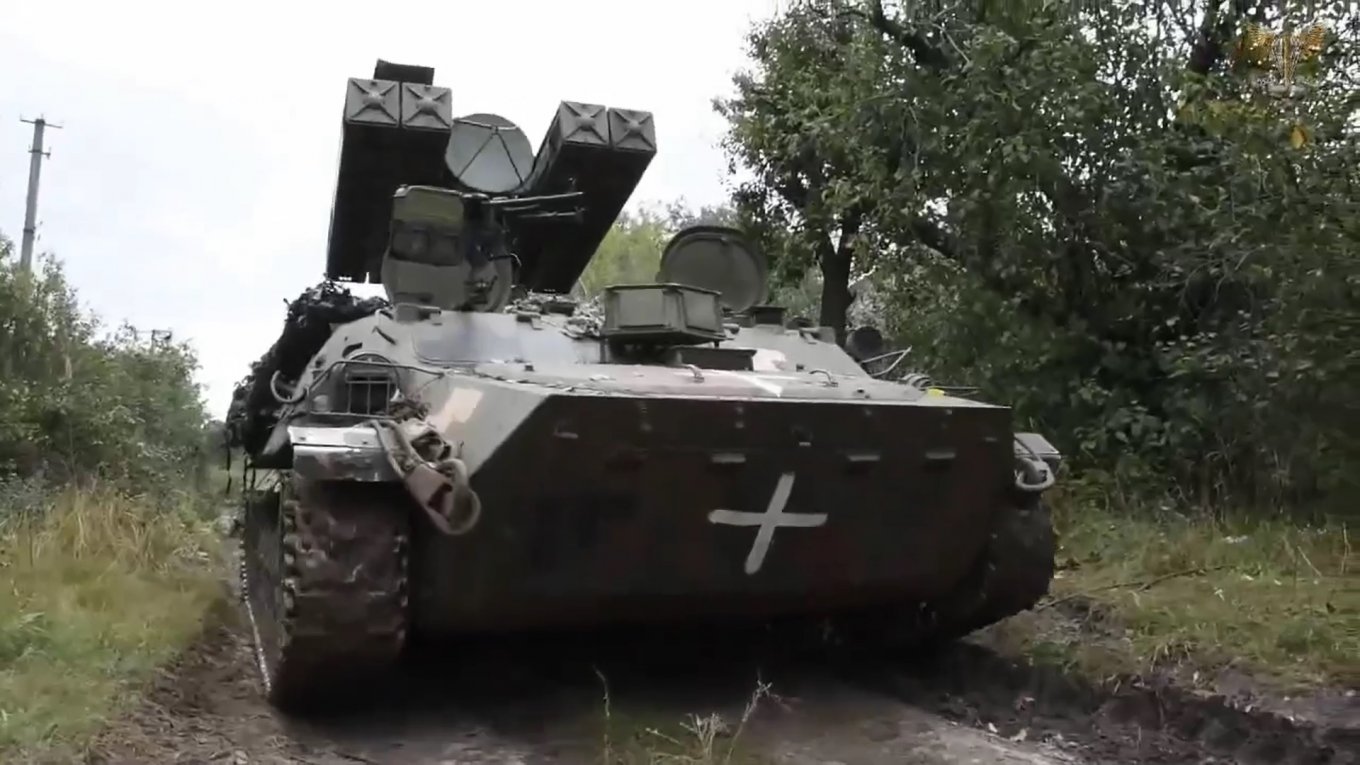 Ukrainian Strela-10 surface-to-air missile system