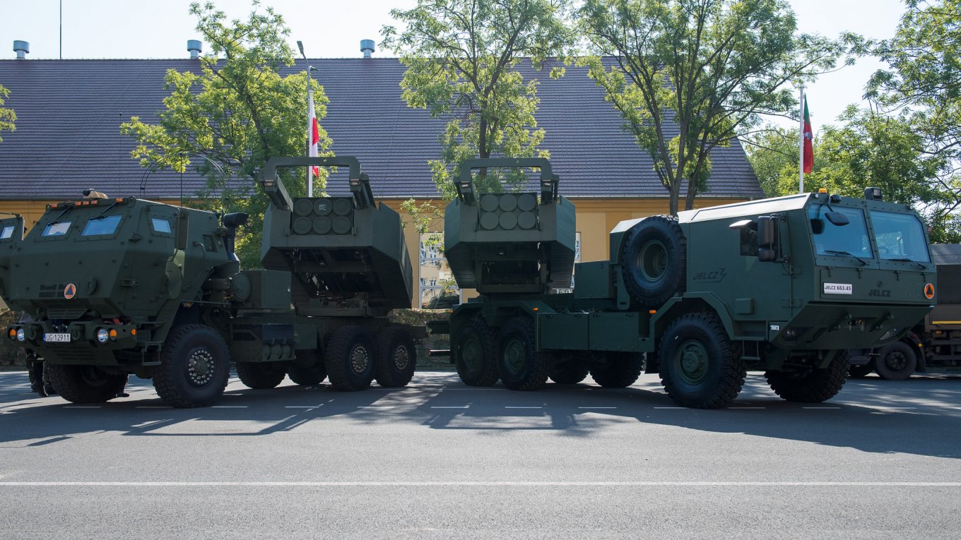 M142 HIMARS and HOMAR-A multiple launch rocket systems