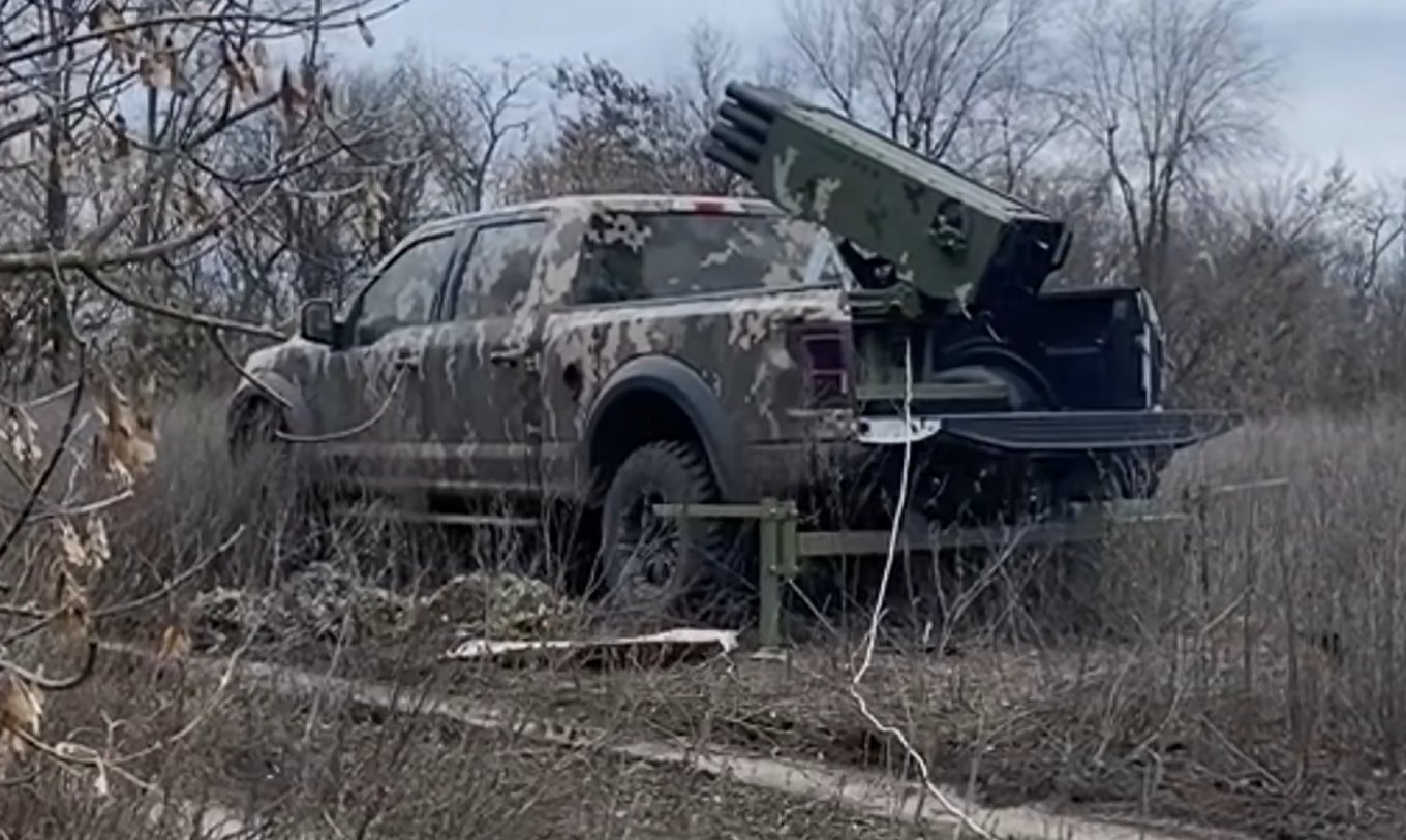 Ukrainian Workshop Set Up a Production of Multiple Launch Rocket Systems On Pickup Chassis, Defense Express, war in Ukraine, Russian-Ukrainian war