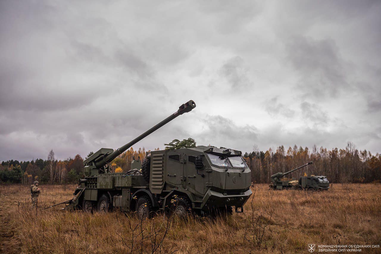 2S22 Bohdana is a Ukrainian artillery system produced partially abroad