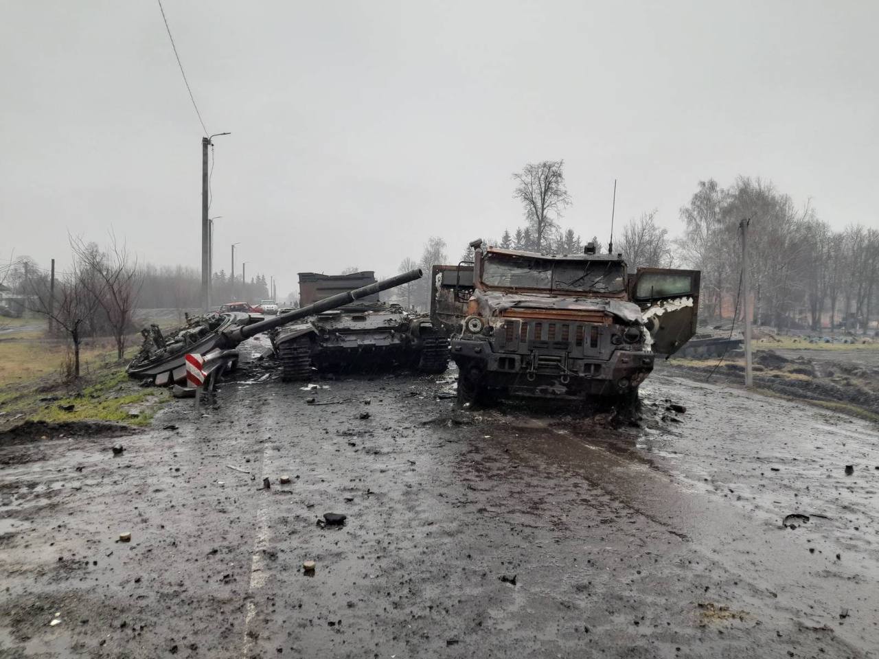 The destroyed equipment of russia’s 74th Separate Motor Rifle Brigade in the Chernihiv region, Defense Express