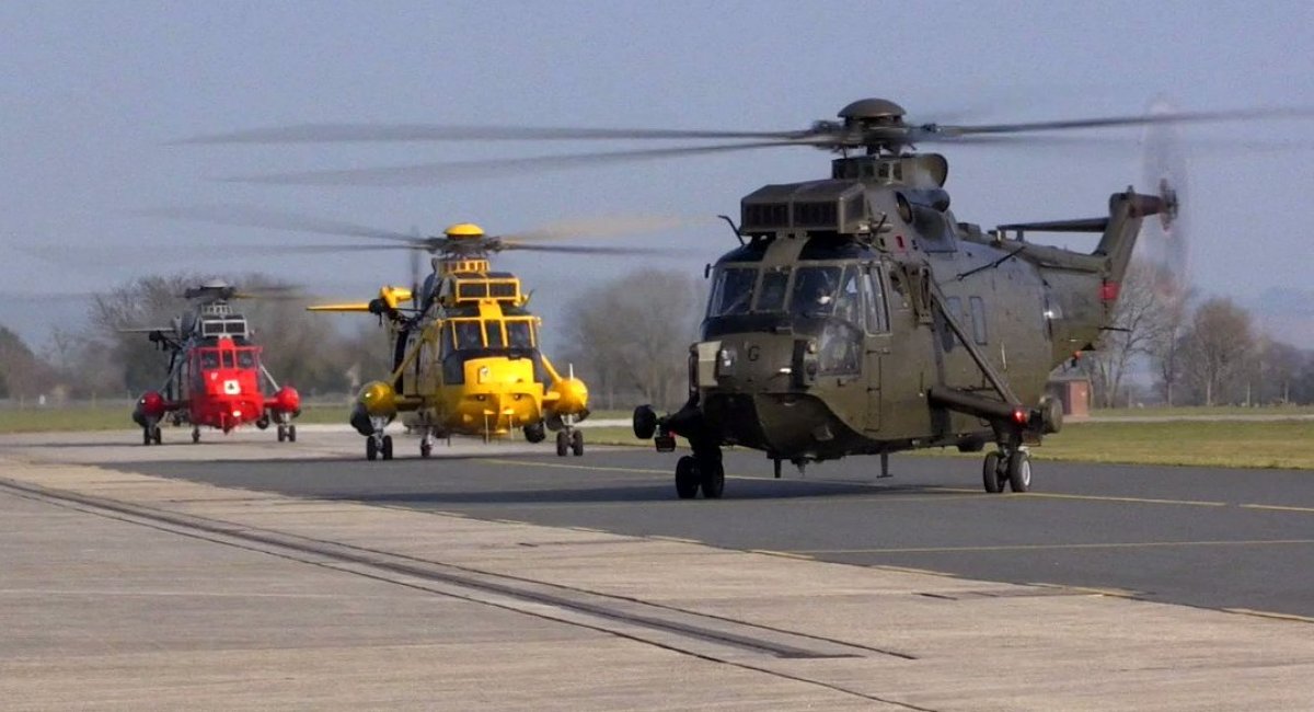 Sea Kings forthe traiing of Ukrainian military personnel in the UK