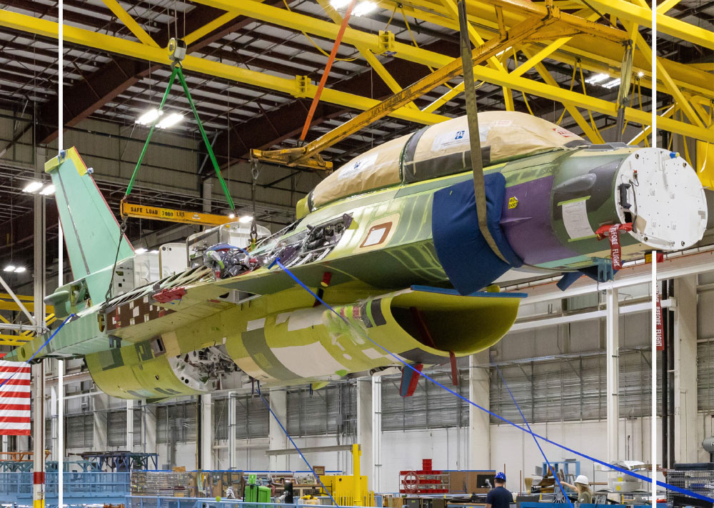 Production of the F-16 Fighter Jet