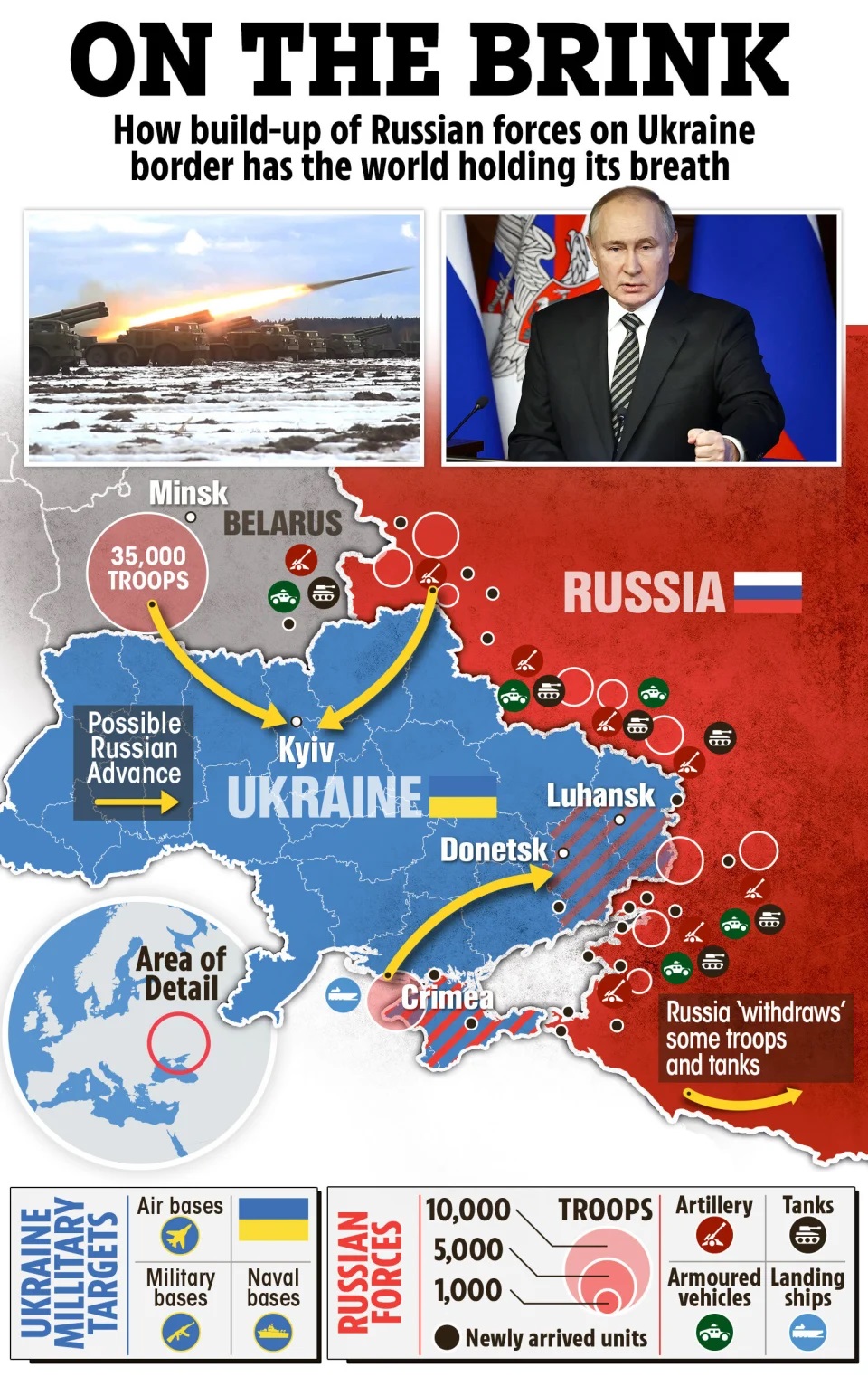 Russia Launch an Invasion of Ukraine at 3am on Wednesday – Media ...