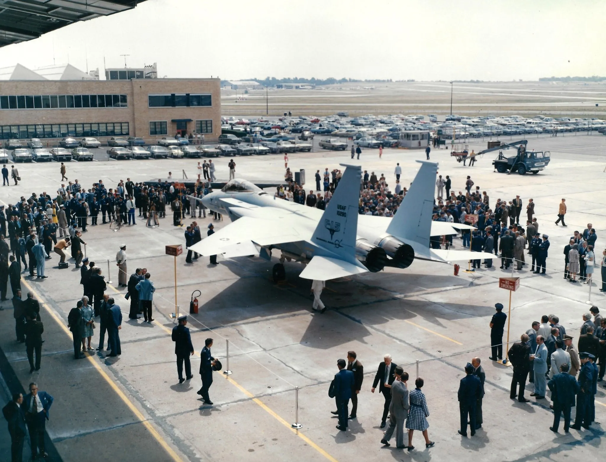 The first built F-15 (YF-15) on its presentation, F-15 Turns 53 Years Old: How This Legendary Fighter Was Created And Why It's Still in Service With No Plans to Retire