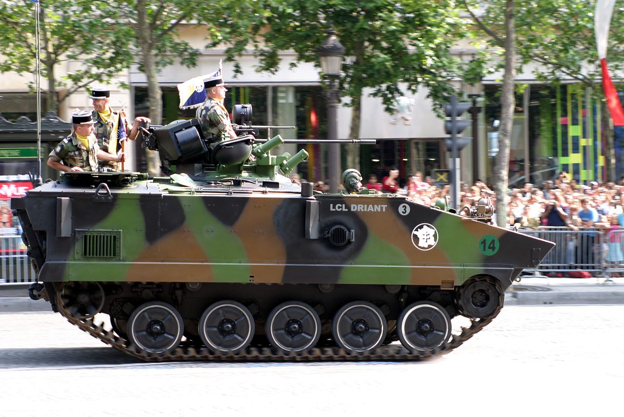 French AMX-10P infantry fighting vehicle