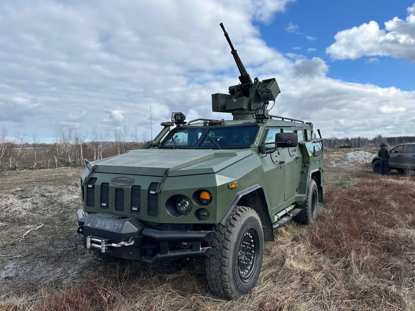 First Live Fire Footage of Ukraine's Varta 2 Vehicle With the Sich 30mm ...