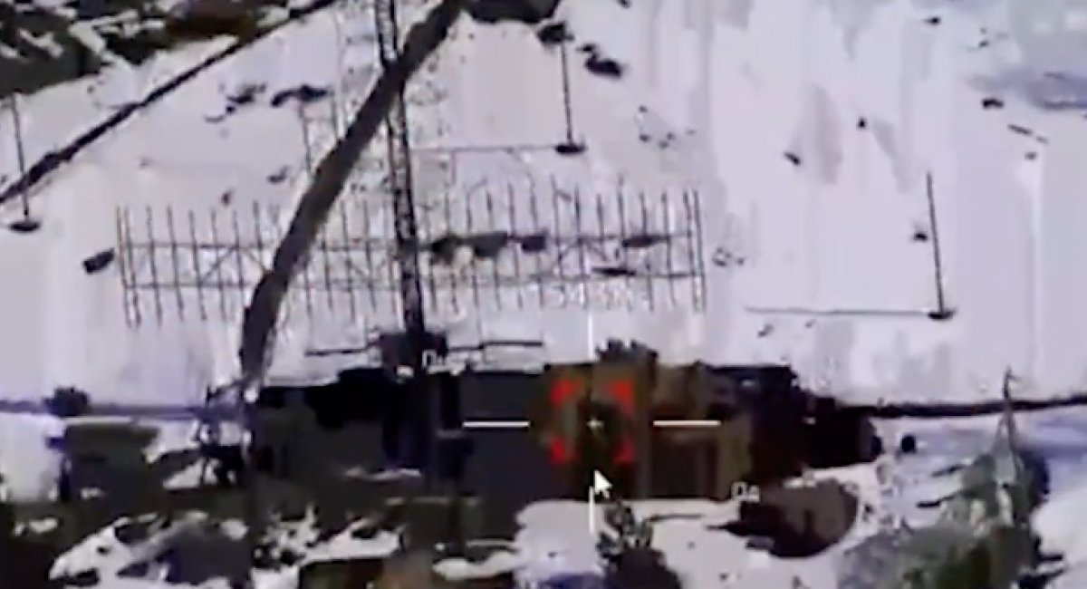 The Nebo-U radar system Defense Express Ukraine Strikes russian Nebo-U Radar, UAV Command Post, Fuel, Ammunitionv, and Materiel Depots