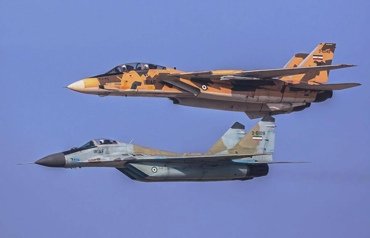 Iranian MiG-29 and F-14 aircraft, It Seems That Iran Has Begun Receiving Su-35s From russia That Would Significantly Change the Balance of Power in the Region, Defense Express
