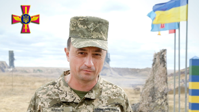 Lieutenant General Mykola Oleshchuk, the commander of the Ukrainian Air Force