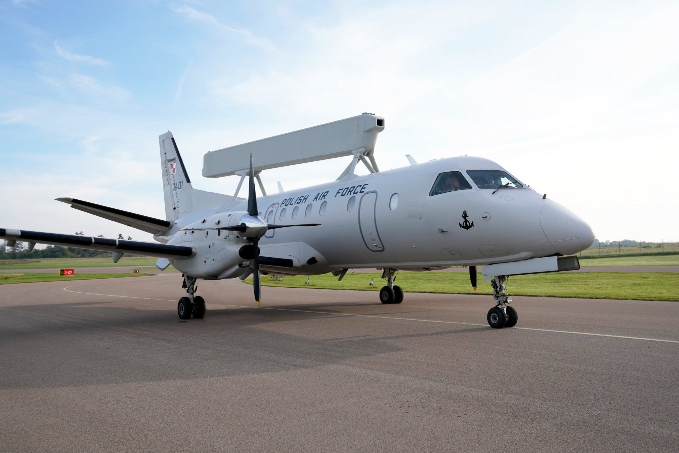 Polish Air Force Saab 340 AEW / Photo credit: Wojsko Polskie