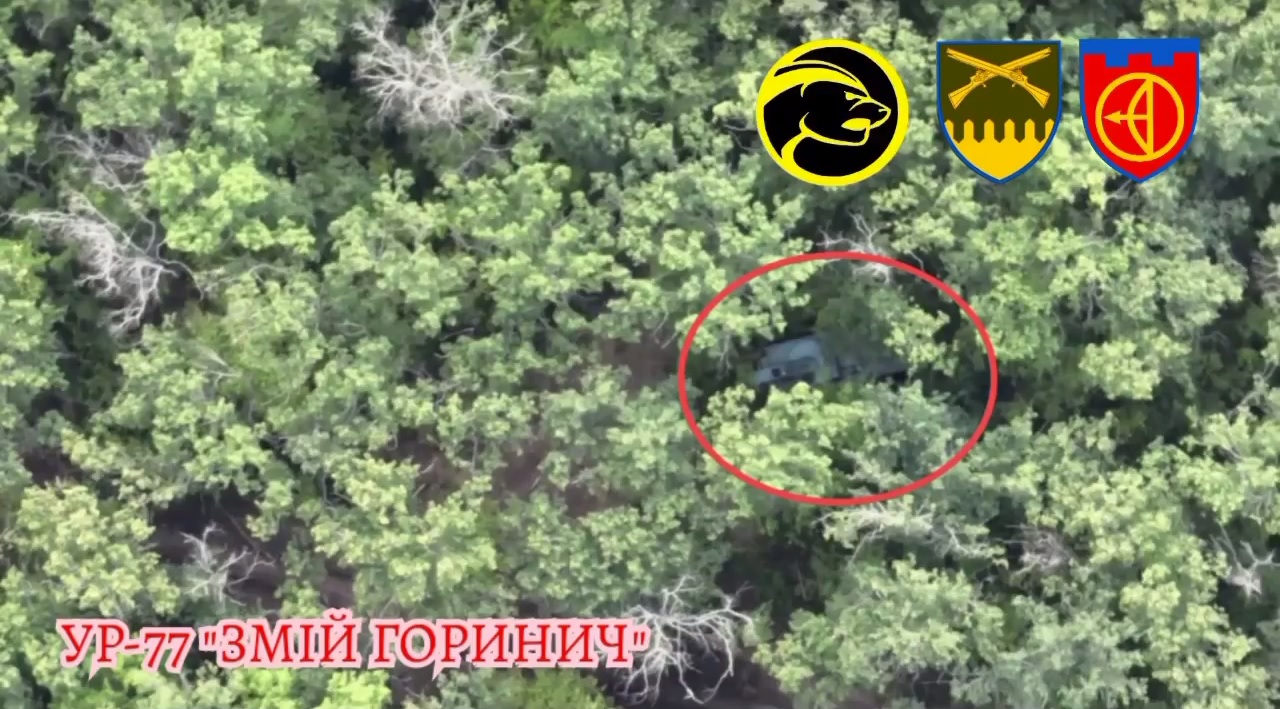 Ukrainian Soldiers Found a Rare russian UR-77 ‘Meteorit’ Demining Vehicle in the Woods (Video)