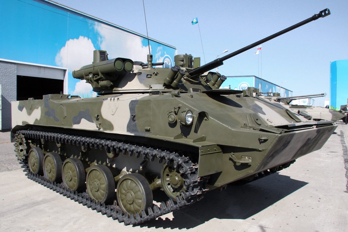 The BMD-3 infantry fighting vehicle Defense Express Newly Reactivated BMD-3 Infantry Fighting Vehicles Hint at Secret russian Stockpiles