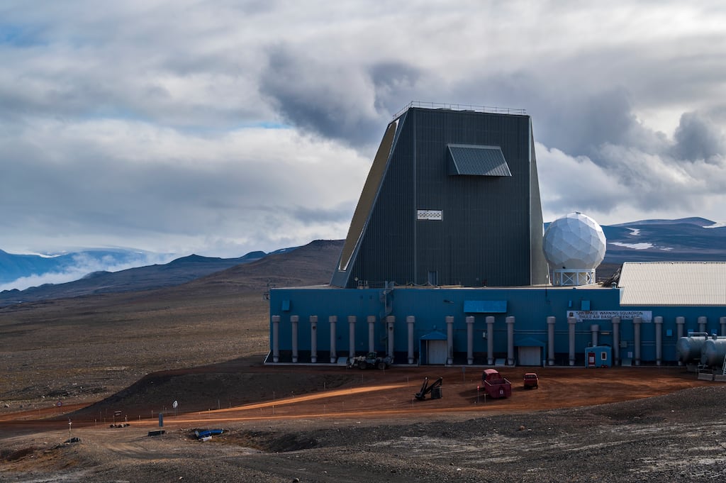 One of the U.S. early-warning radar stations in Greenland
