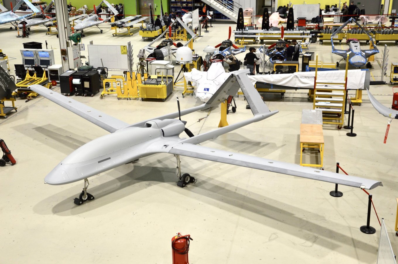 The Bayraktar TB3 unmanned combat aerial vehicle Defense Express Baykar Production Facility is Overloaded with Orders for New Bayraktar TB3 UCAV