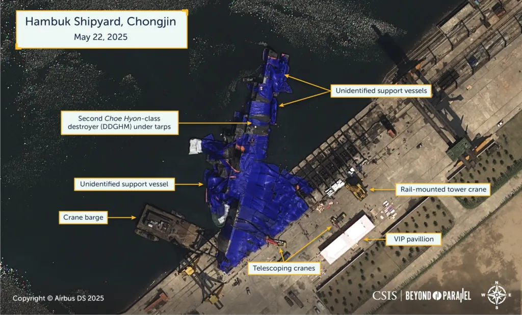 North Korea Sets Deadline to Restore Choe Hyon–Class Destroyer Damaged in Accident, Defense Express