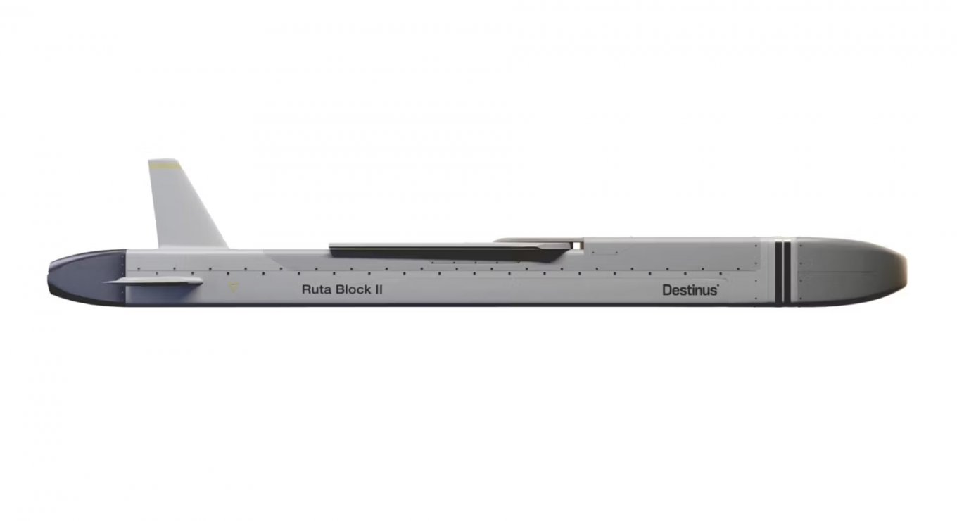 Ruta Block 2 cruise missile by Destinus received much larger warhead and several other important updates / Open source photo