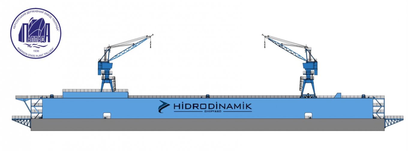 Defense Express, Hidrodinamik Shipyard, Draft of the new dock by Ukrainian state plant 