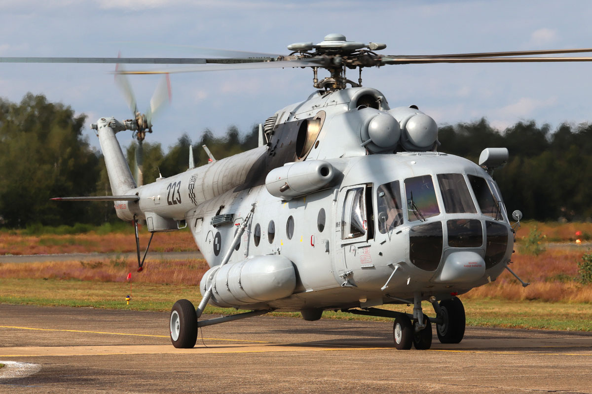 Croatia operates 25 Mi 8MTV and Mi 171 SH helicopters