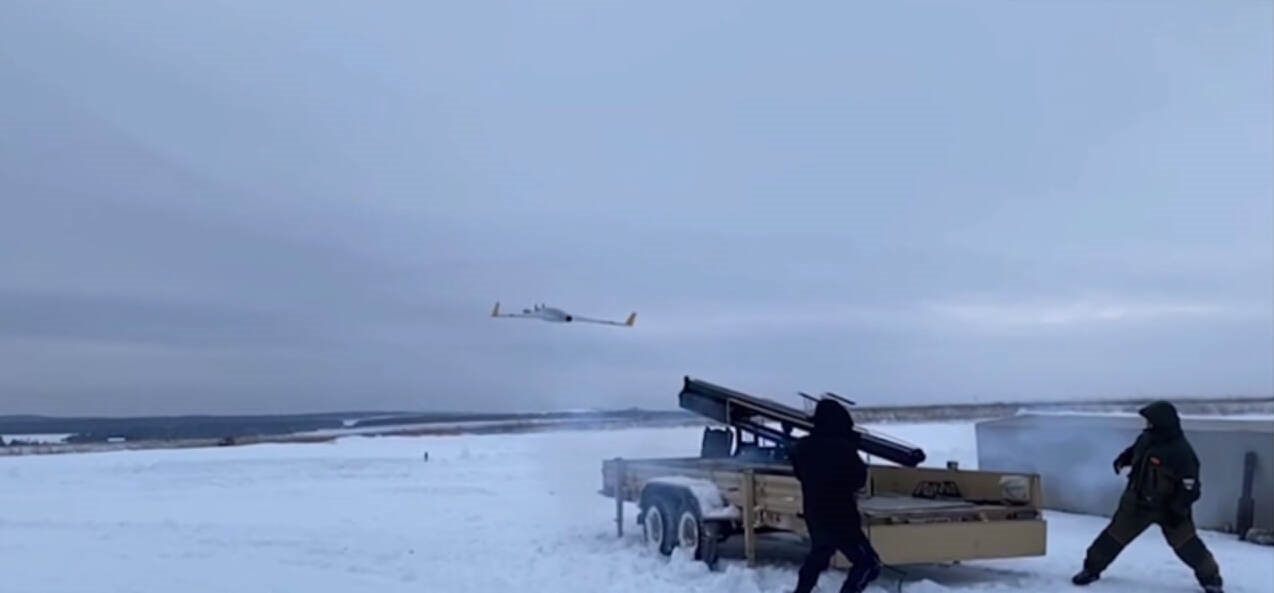 Winter tests of the Italmas UAV, as claimed by russian media