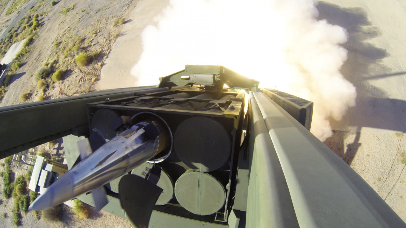 GMLRS rocket launch / Photo credit: Lockheed Martin