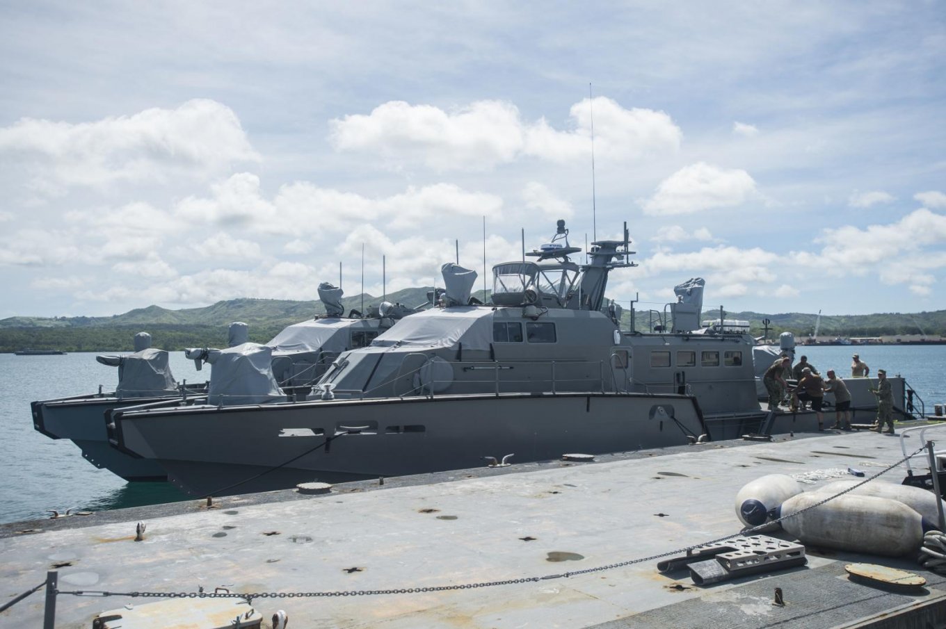 Mark VI patrol boats of the US Navy berthed at Naval Base Guam, illustrative photo / Photo credit: U.S. Pacific Fleet