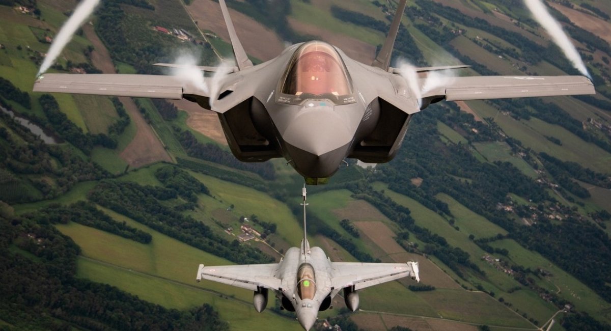 F-35 and Rafale / Photo credit: U.S. Departament of Defense