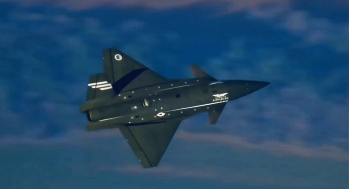 Kizilelma UAV reaching a speed of 0.82 Mach or 264 kn during tests / Frame from Baykar video