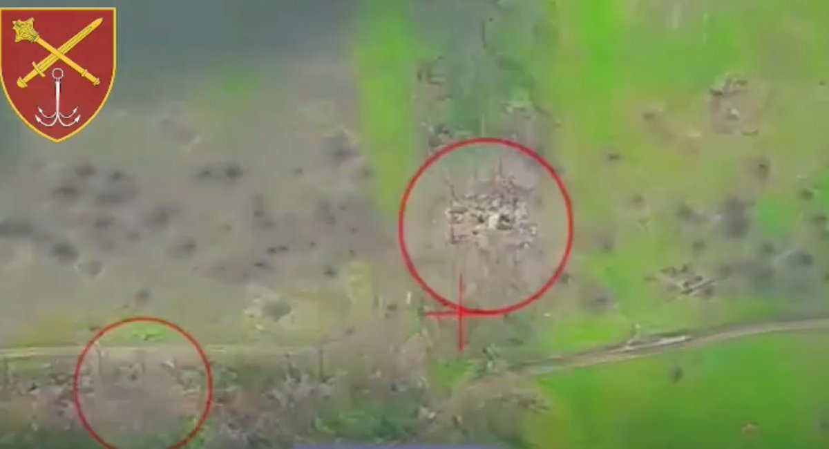 Ukrainian forces used advanced French munitions to destroy heavy artillery and elite russian troops deep behind enemy lines / screenshot from video 