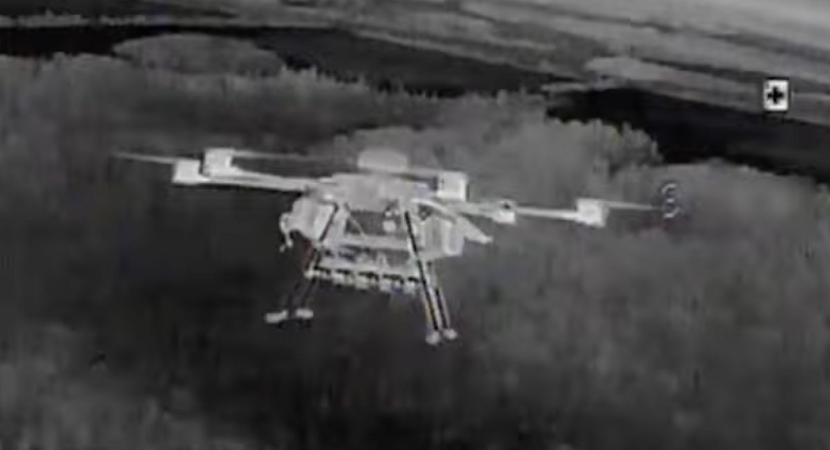 russian heavy-lift hexacopter / screenshot from video 