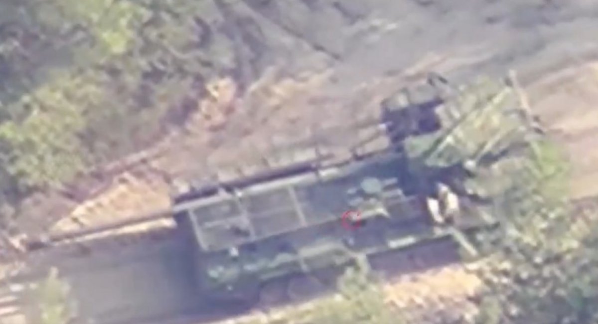 The Koksan gun near the Kreminna area / screenshot from video