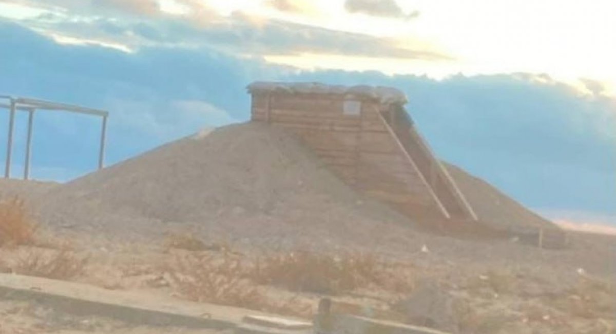russian fortifications were spotted on the beaches of Crimea / Photo credit: the Atesh partisan momenent