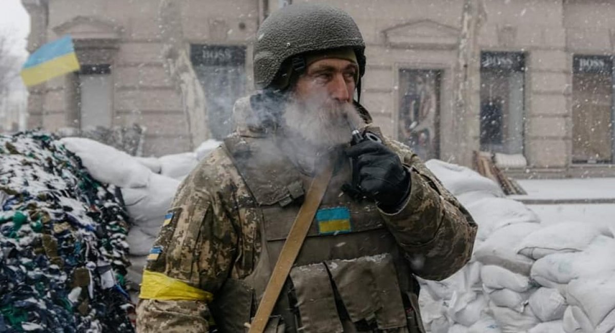 Ukrainian military volunteer. Joined the Armed Forces of Ukraine with the first volleys that sounded on February 24 / Caption & Photo credit: General Staff of the Armed Forces of Ukraine, Defense Express