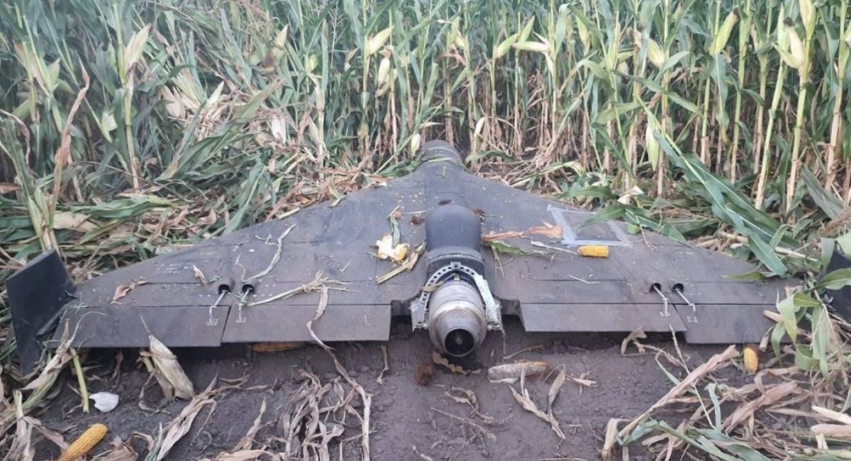 russian Shahed drone equipped with a jet engine / open source