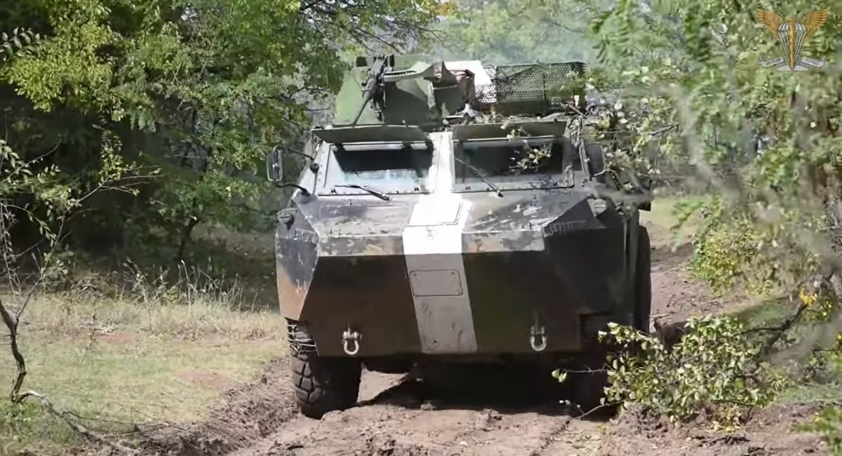 The French VAB vehicle is used by the airborne troops of the Ukrainian army / Screenshot credit: Air Assault Forces of the Armed Forces of Ukraine