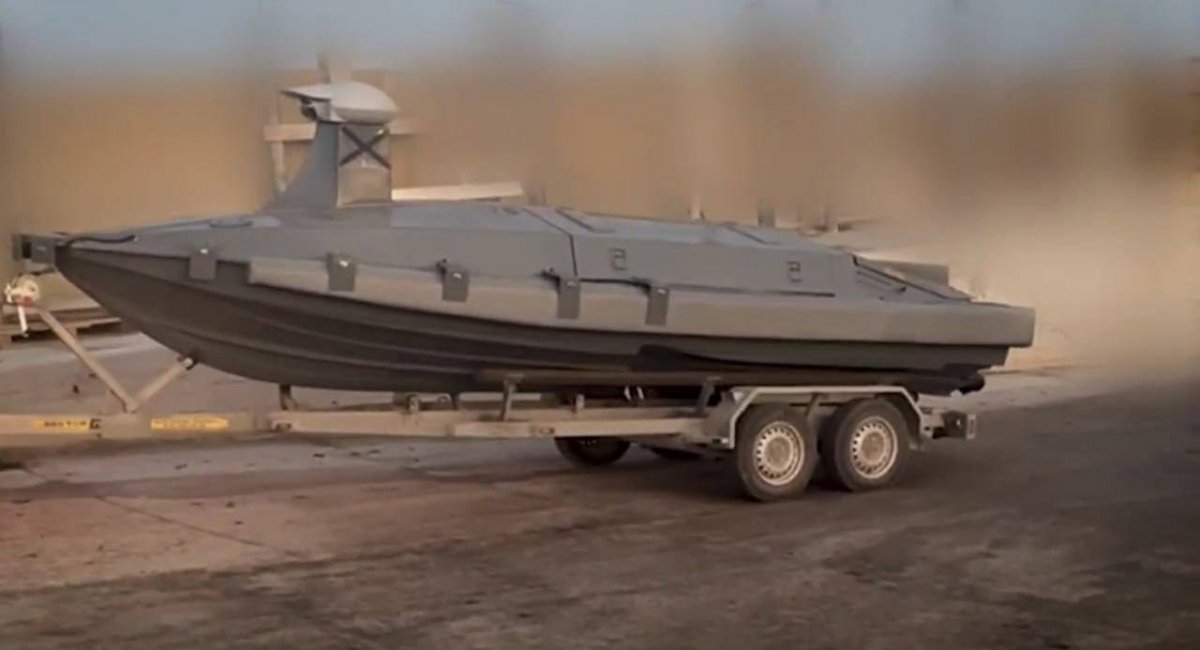 russian surface drone / Photo credit: Serhii "Flash" Beskrestnov