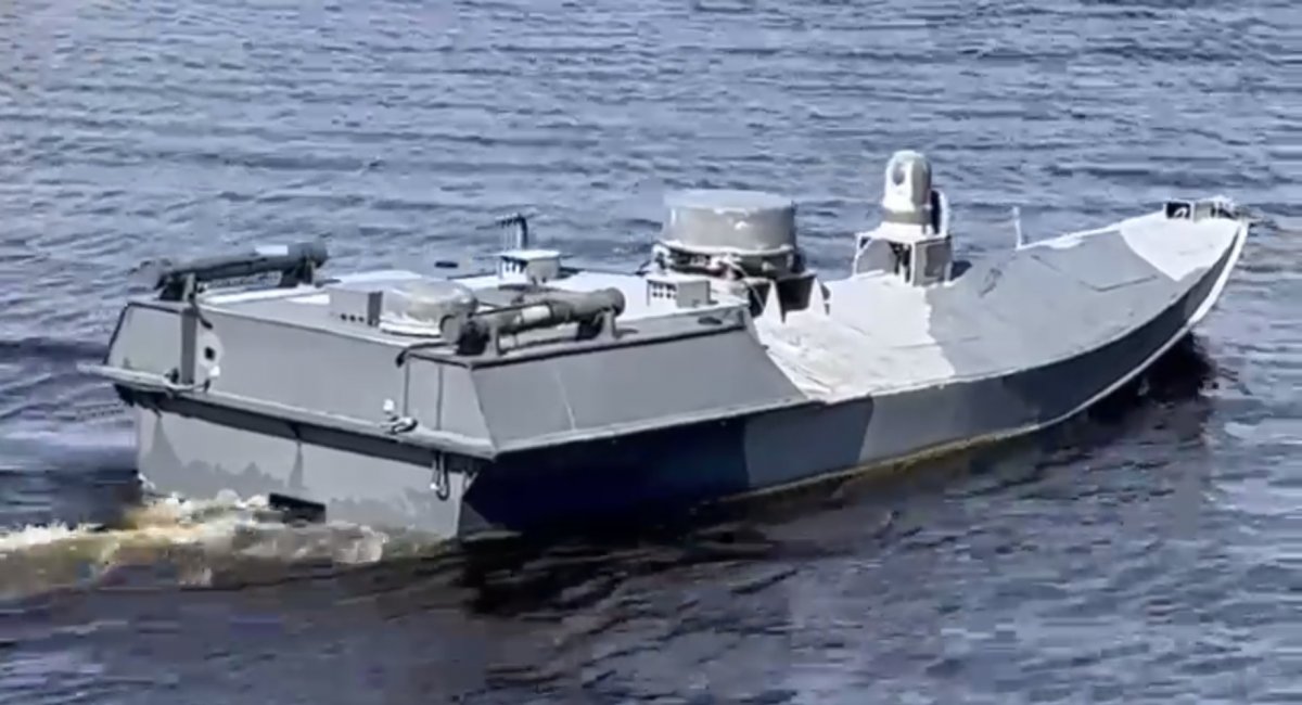SeaBaby maritime maritime suicide drone / Still image from footage provided by the Security Service of Ukraine