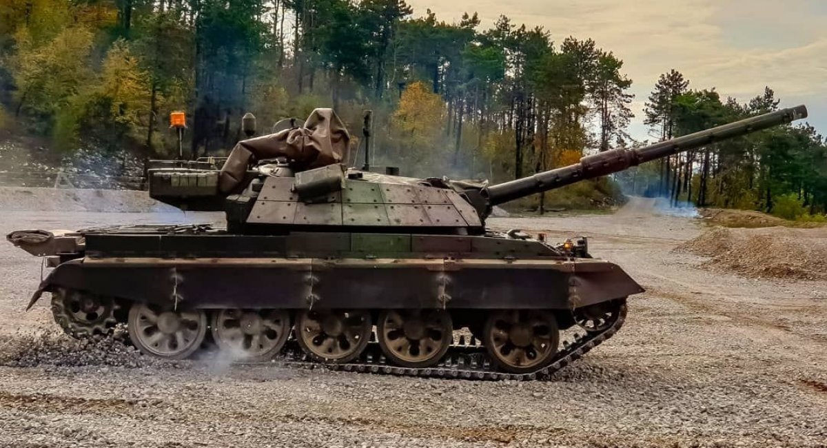 Slovenian M-55S tank