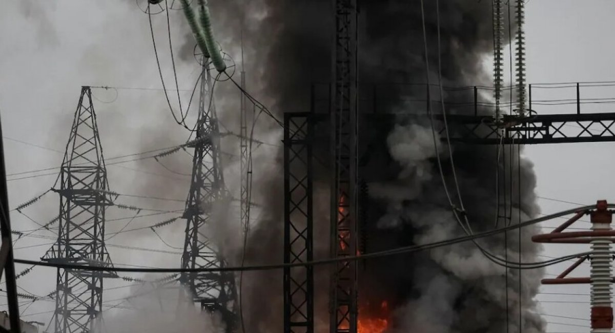 russian shelling of Ukrainian energy sites — a war crime and act of genocide / Open-source illustrative photo