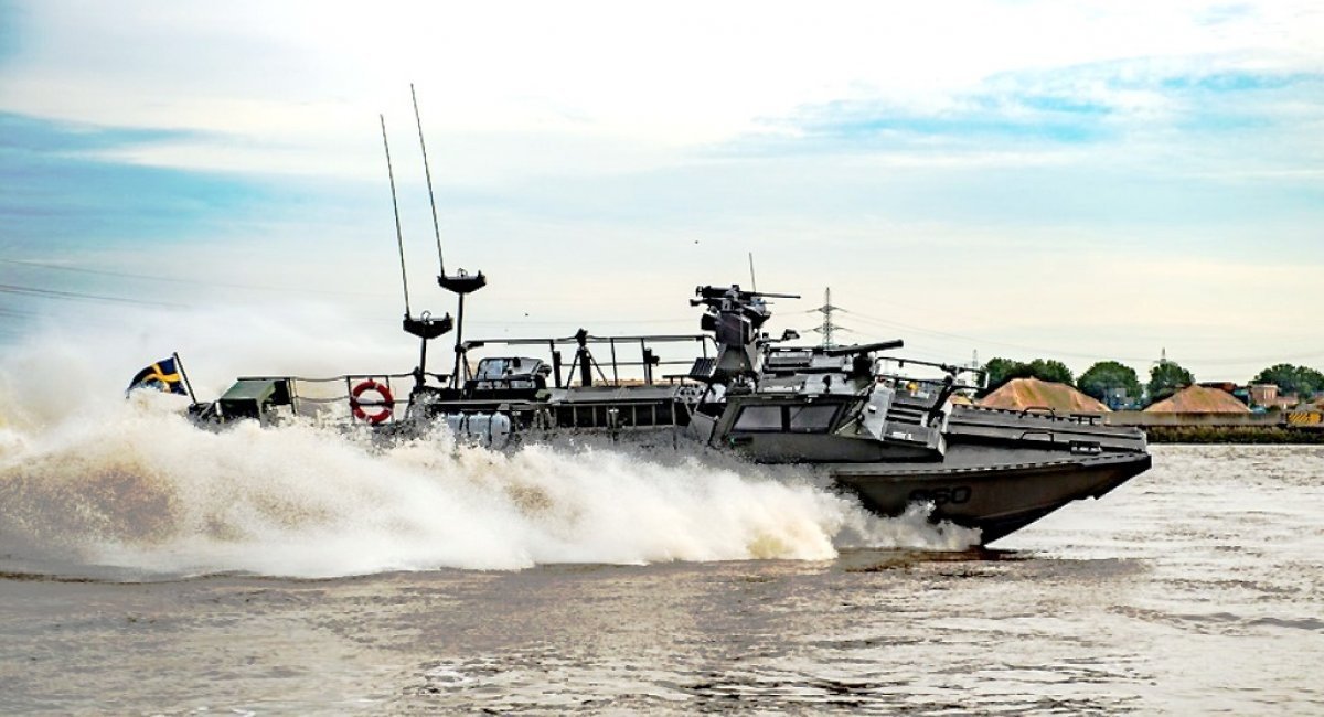 Swedish CB90 boat / Photo credit: Saab